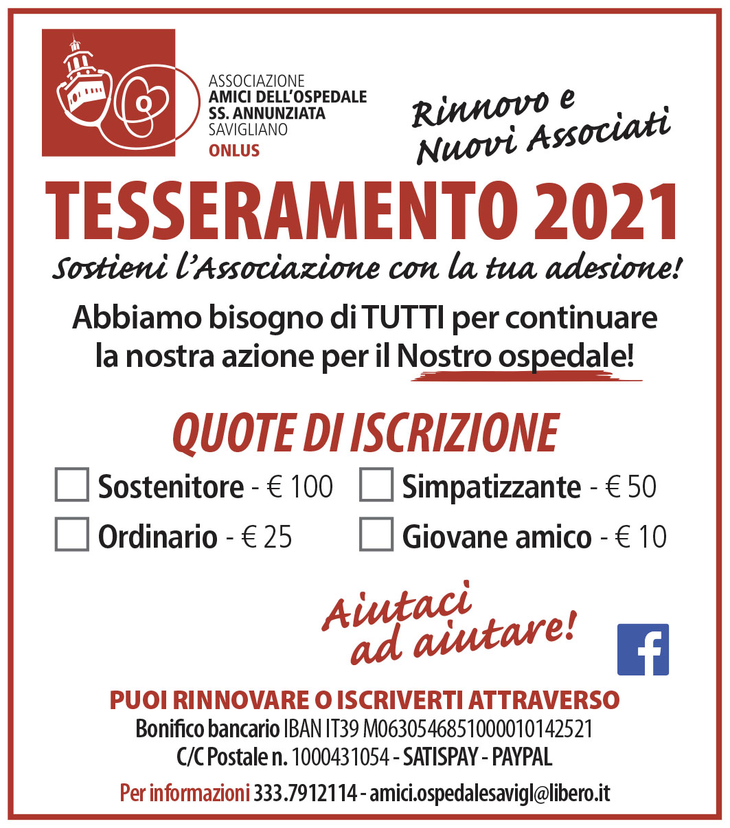 Tessaramento 2021